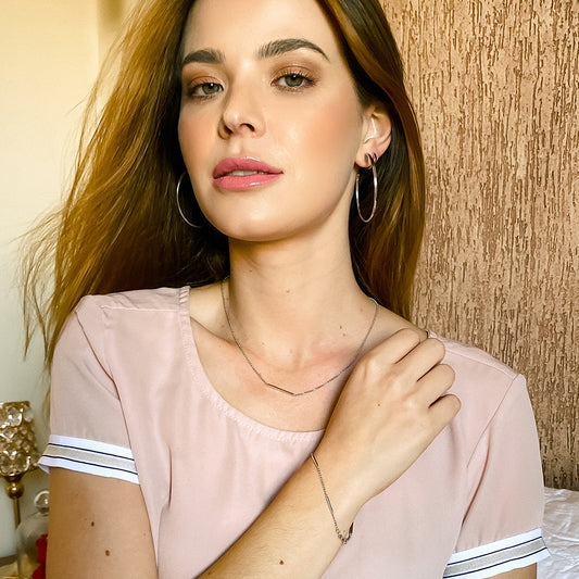 Colar em Prata - Coleção Just For You