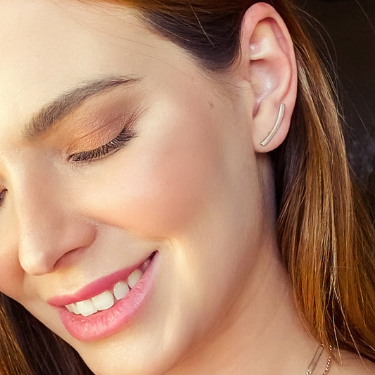 Brinco Ear Cuff em Prata - Coleção Just For You
