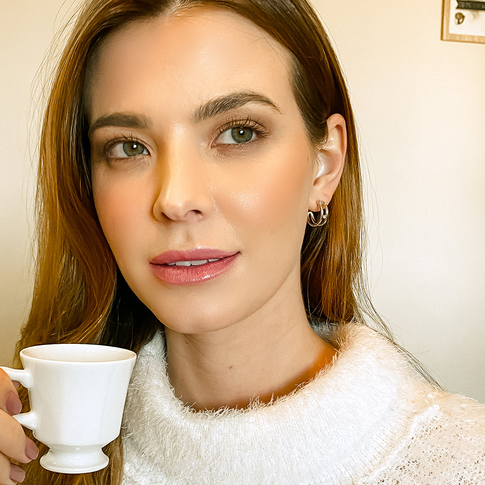 Brinco Twinkle em Prata com Diamante