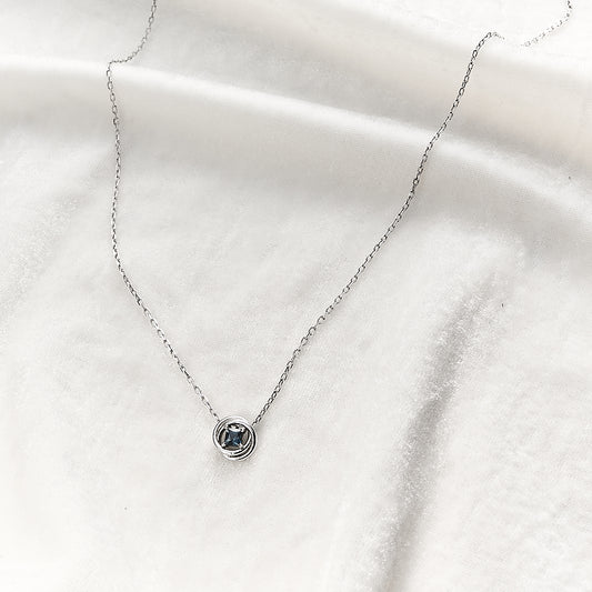 Colar Echo Em Prata e Topázio London