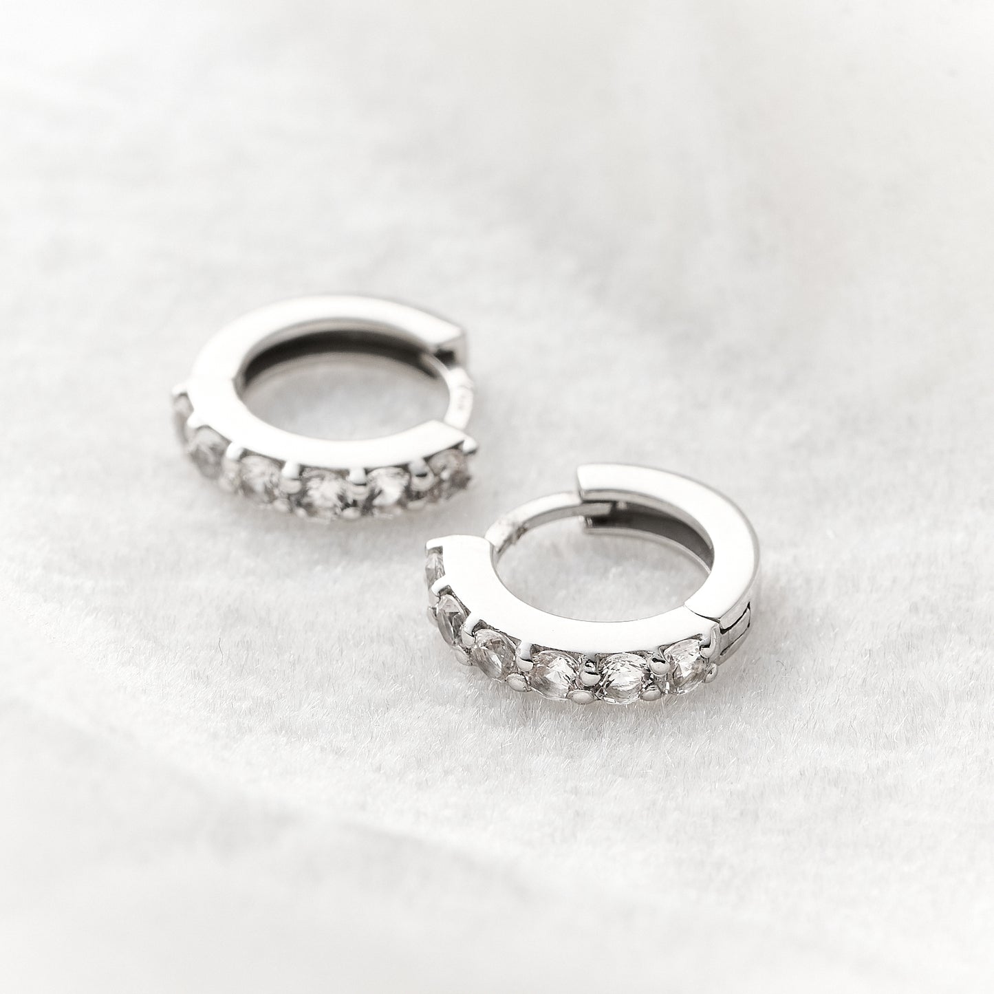 Argola Colorful Topázio Branco