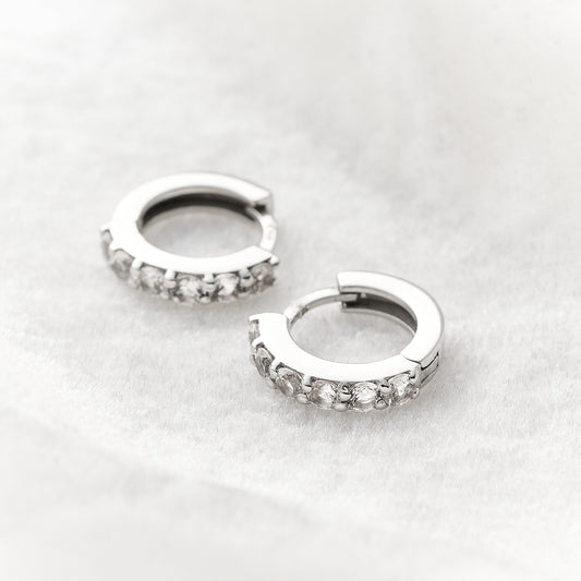 Argola Colorful Topázio Branco