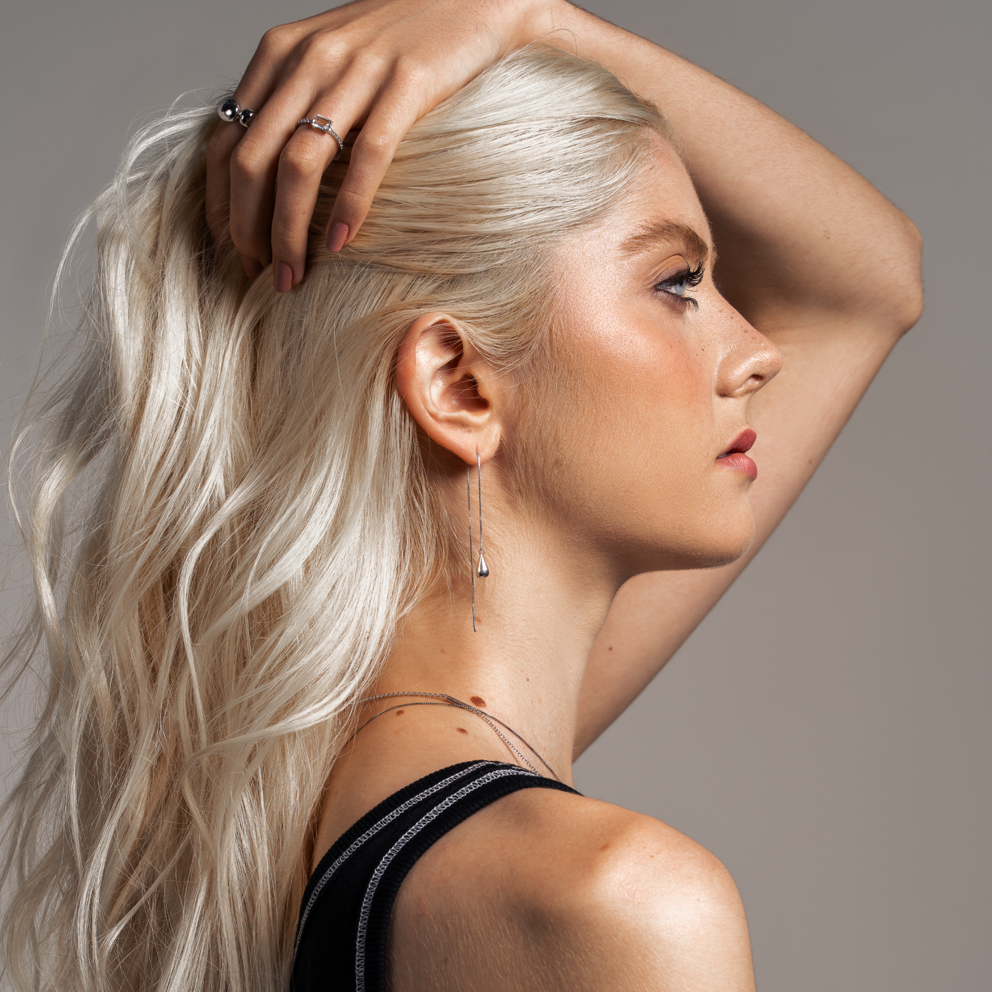 Brinco Prata Alinea Longo