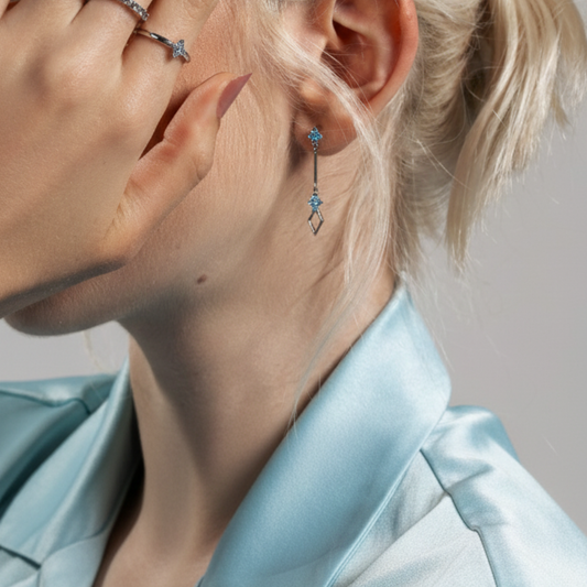 Brinco Topázio Sky