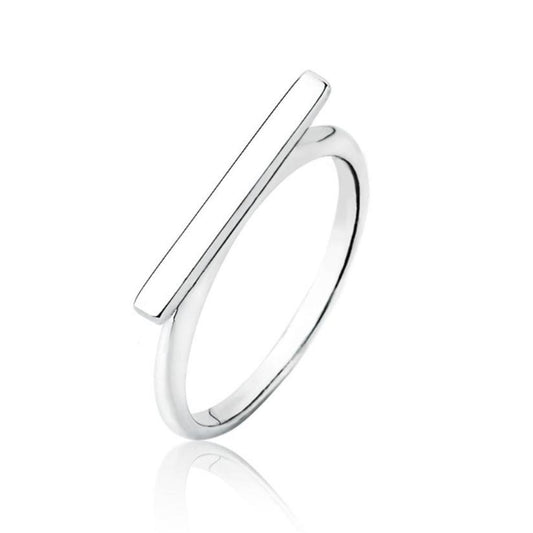 Anel em Prata - Coleção Just For You Reto